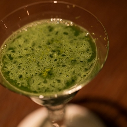 柚子と抹茶のマティーニ